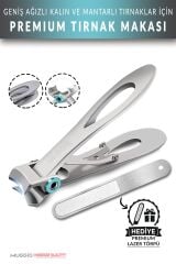 Muggio Geniş Ağızlı Premium Tırnak Makası Ultra Büyük (Kalın,Sert ve Mantarlı Tırnaklar İçin)