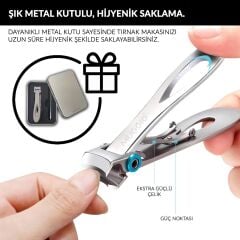 Muggio Geniş Ağızlı Premium Tırnak Makası Ultra Büyük (Kalın,Sert ve Mantarlı Tırnaklar İçin)