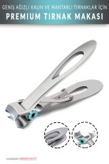 Muggio Geniş Ağızlı Premium Tırnak Makası Ultra Büyük (Kalın,Sert ve Mantarlı Tırnaklar İçin)