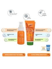 Angie Sun Face 50 Spf Yüz Koruma Güneş Kremi 50 ml - Sun Kids Bebek ve Çocuk Güneş Kremi 200 ml 2'li