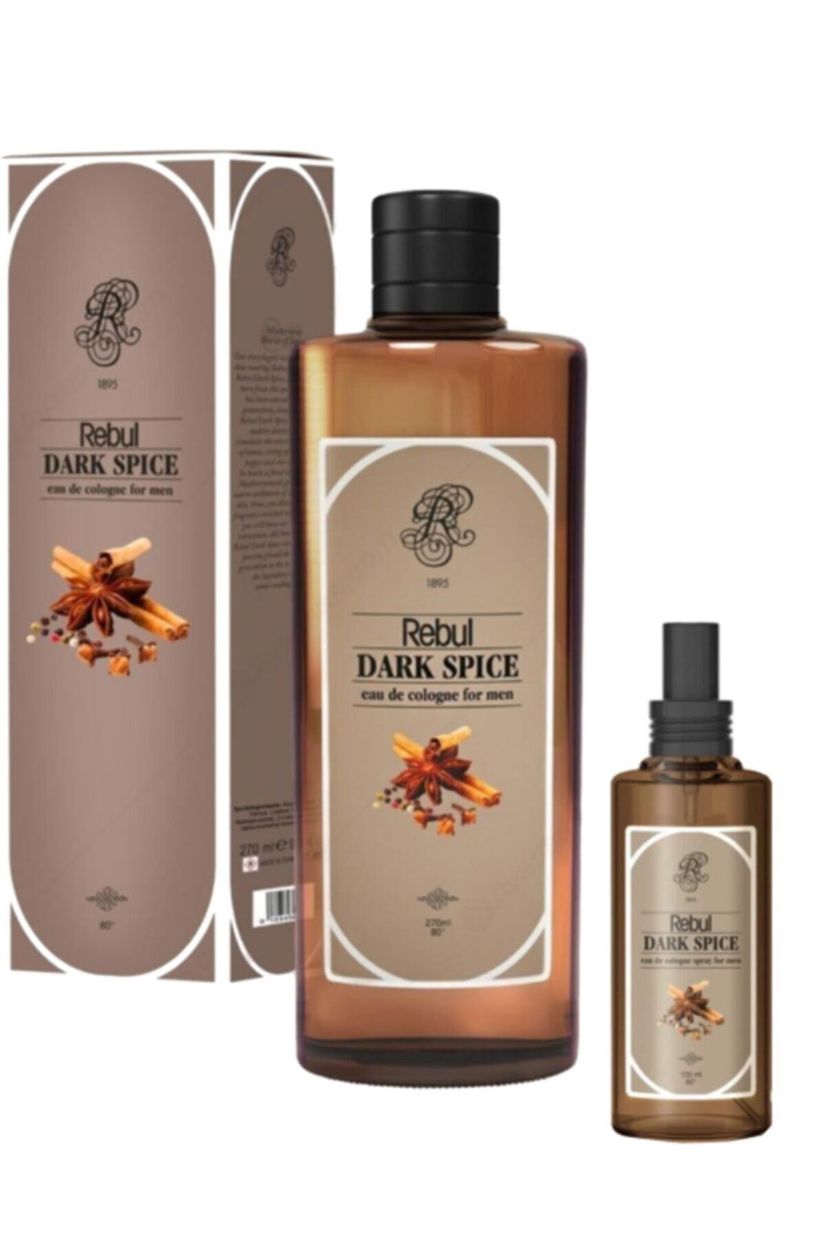 Rebul Dark Spice Kolonya 250 ml + Dark Spice Kolonya 125 ml