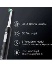 Oral-B Pro Series 1 Elektrikli Şarjlı Diş Fırçası 2li Set Siyah, Mavi - 4 Adet Yedek Başlık Yumuşak