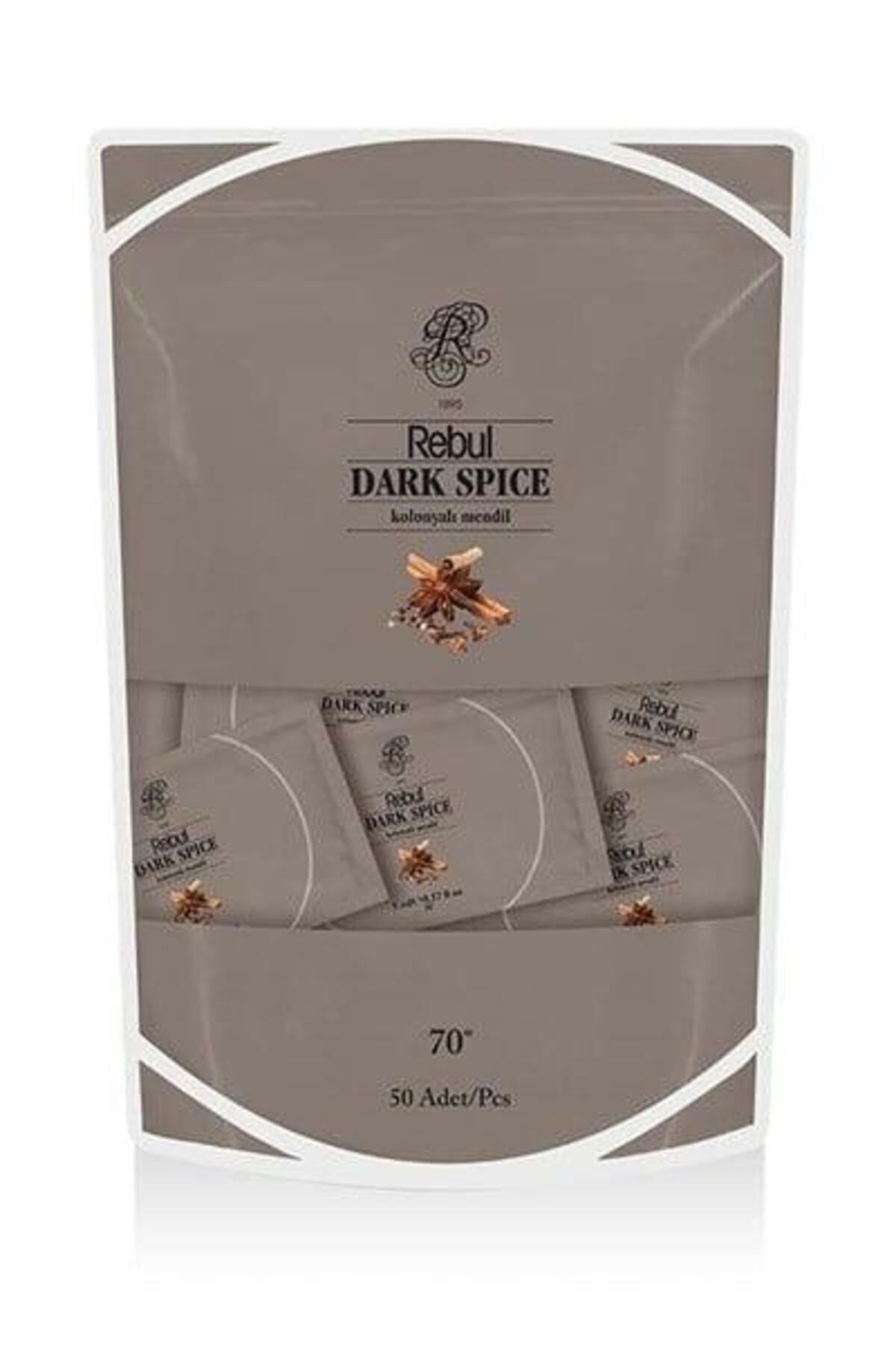 Rebul Dark Spice 50lı Kolonyalı Mendil Poset
