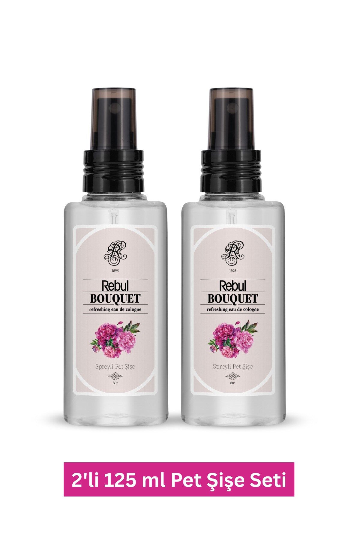 Rebul Bouquet Kolonya 125 ml Spreyli (BUKET - ŞAKAYIK) * 2 Adet