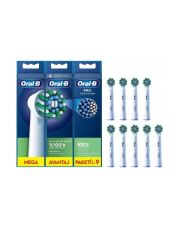 Oral-B D103 Vitality Pro Şarjlı Elektrikli Diş Fırçası Siyah, 9'lu Cross Action Yedek Başlık (Orta)