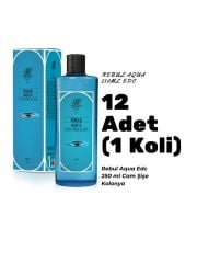 Rebul Aqua Edc 250ml Cam Şişeli Kolonya 12 Adet (1 Koli)