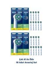 Oral-B Pro Cross Action 18'li Şarjlı Diş Fırçası Yedek Başlığı EB50