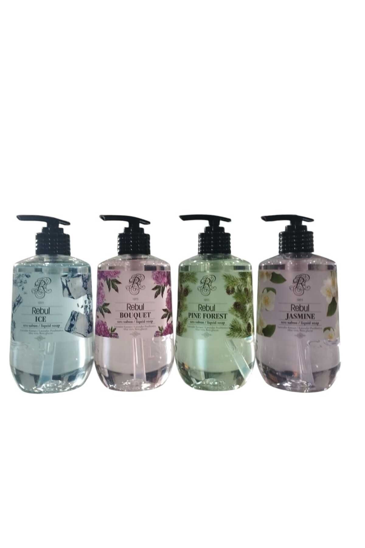 Rebul 4'lü Sıvı Sabun, İce-Bouquet-Pine-Jasmine