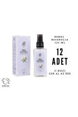 Rebul Magnolia - Manolya Edc 125ml Sprey Pet Şişeli Kolonya 12 Adet (1 Koli)