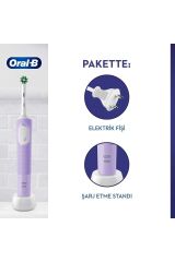 Oral-B D103 Vitality Pro Cross Action Şarjlı Diş Fırçası - Lila