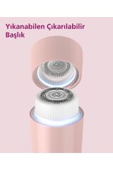 BRR454/00 Yüz Tüy Alma Makinesi,Ayna Ve Tam Çember Led Işıklı,Yıkanabilir Çıkan Başlık