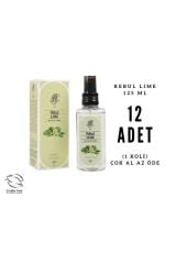 Rebul LIME - Limon Edc 125ml Sprey Pet Şişeli Kolonya 12 Adet (1 Koli)