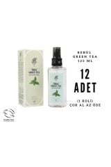 Rebul Green Tea - Yeşil Çay Edc 125ml Sprey Pet Şişeli Kolonya 12 Adet (1 Koli)
