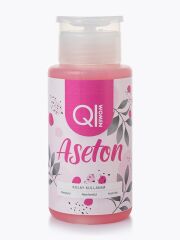 Qiwomen Besleyici Oje Çıkarıcı Pompalı Aseton 200ml