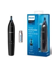 Philips QP2724/10 Oneblade Yüz Şekillendirici, NT1650 Burun/Kulak Kıl, Tüy Temizleme 2'li Set