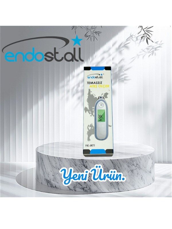 Endostall Infrared Temassız Hafızalı Ateş Ölçer, Vücut, Ortam ve Sıvıların Sıcaklığını Ölçebilme