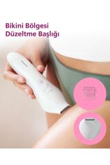 BRE720/05 Epilatör (Yüz+Koltuk altı+Bikini Bölgesi+Bacak)Islak Ve Kuru,Işıklı,Kablosuz