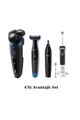 Philips Elektronik Damat Bohçası - Tıraş Makinesi-Banyo Vücut Bakım-Kulak/Burun-Şarjlı Diş Fırçası