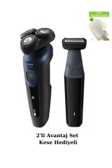 Philips S5445 Islak/Kuru Sinek Kaydı Tıraş Makinesi - Banyo Vücut Islak/Kuru Tıraş Makinesi 2'li Set
