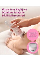 Philips BRE730/05 Epilatör (Yüz+Koltuk altı+Bikini Bölgesi+Bacak)Islak Ve Kuru,Işıklı,Kablosuz
