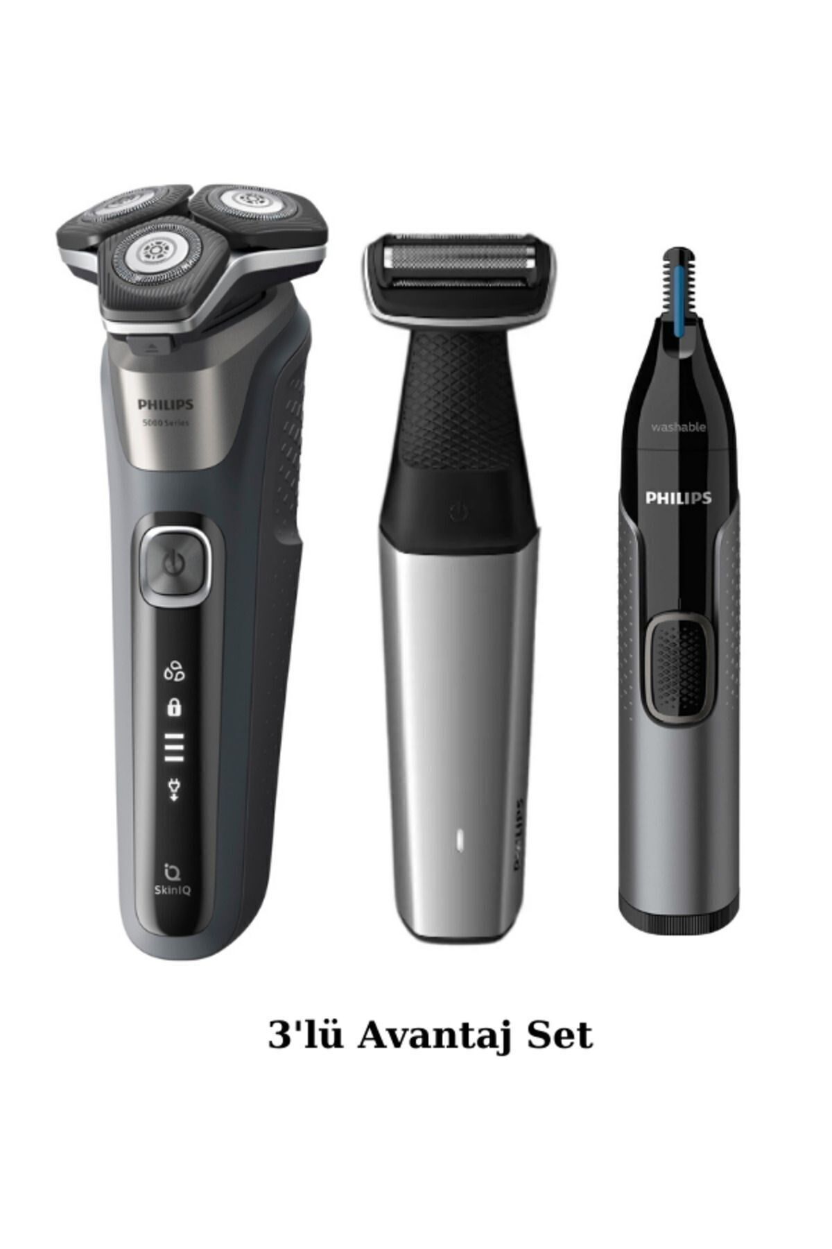 Philips S5887/10 Islak/Kuru Sinek Kaydı Tıraş  - Banyo Vücut Bakım - Kulak/Burun/Kaş Düzeltici Set