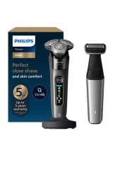 Philips SkinIQ X9002/30 Islak Kuru Tıraş Makinesi, BG5021/16 Vücut Tıraş Makinesi 2'li Avantaj Set