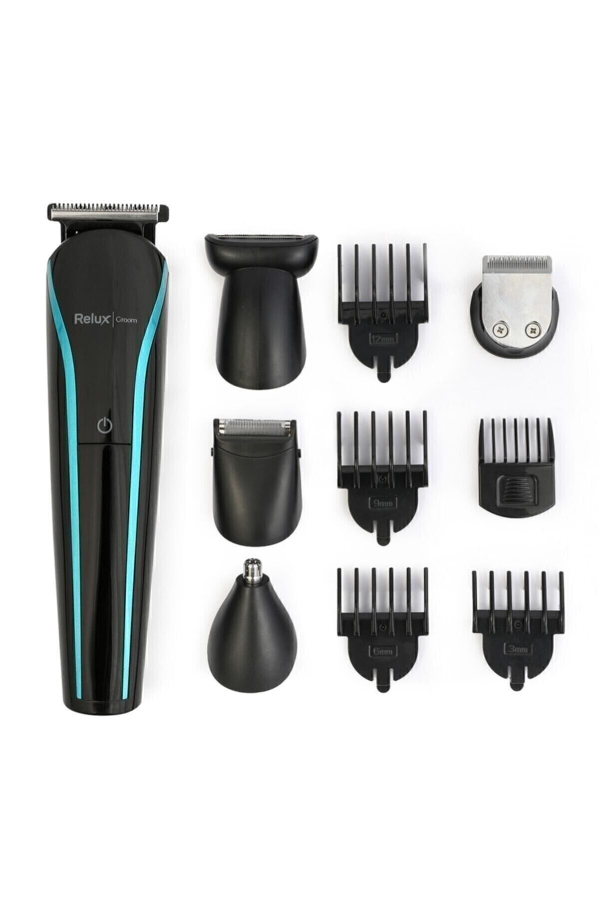 Relux RPG6500 Groom 12 in 1 Erkek Bakım Seti Seyahatler Için Mükemmel Bakım Çözümü - Islak & Kuru