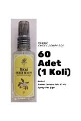 Rebul Sweet Lemon Edc 50ml Sprey Pet Şişe 60 Adet (1 koli) Sweet Lemon Kokulu Kolonya