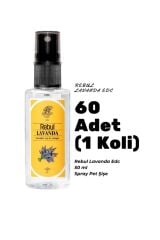 Rebul Lavanda Edc 50ml Sprey Pet Şişe 60 Adet (1 koli) Lavanda Kokulu Kolonya