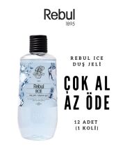 Rebul ICE Duş Jeli 500ml x12 | Çok Al Az Öde | Buz Gibi Ferahlık | Ekonomik Paket