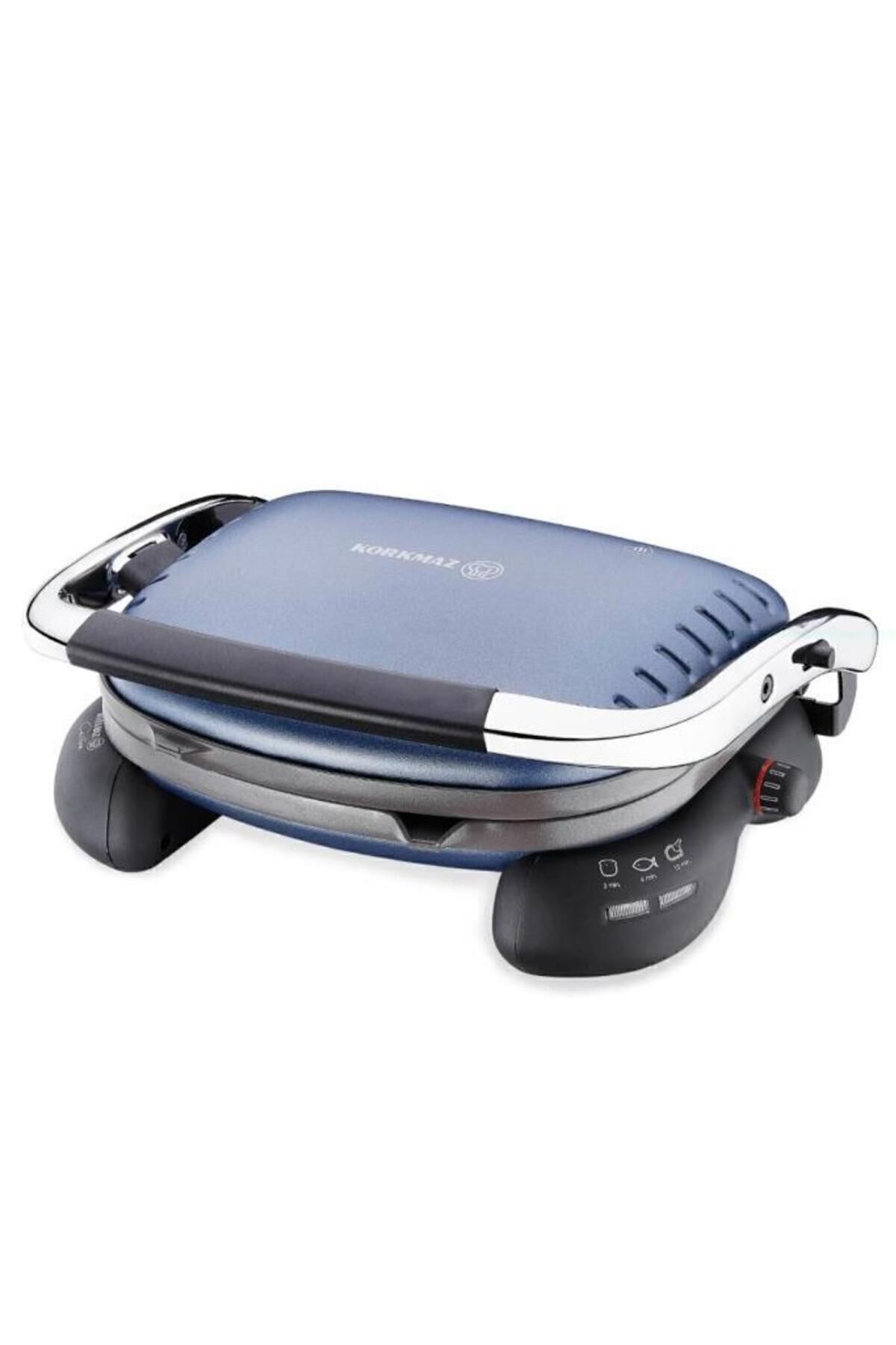 Korkmaz Castron A324-03 Lacivert Krom 1800 W Tost Makinesi
