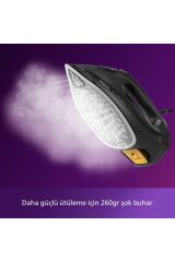 Philips Azur DST7511/80 7500 Serisi Siyah 3200 W Buharlı Ütü