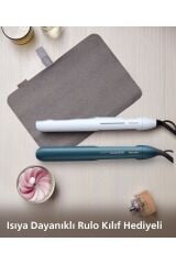 Philips Saç Düzleştirici Bhs732/00,bukle Özelliği,argan Yağı Katkılı,uv Koruması,kılıf Hediyeli