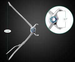 Muggio Geniş Ağızlı Premium Tırnak Makası Kalın Sert Mantarlı Tırnaklar İçin 8.5 cm