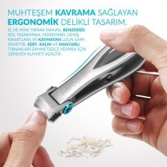 Muggio Geniş Ağızlı Premium Tırnak Makası Kalın Sert Mantarlı Tırnaklar İçin 8.5 cm