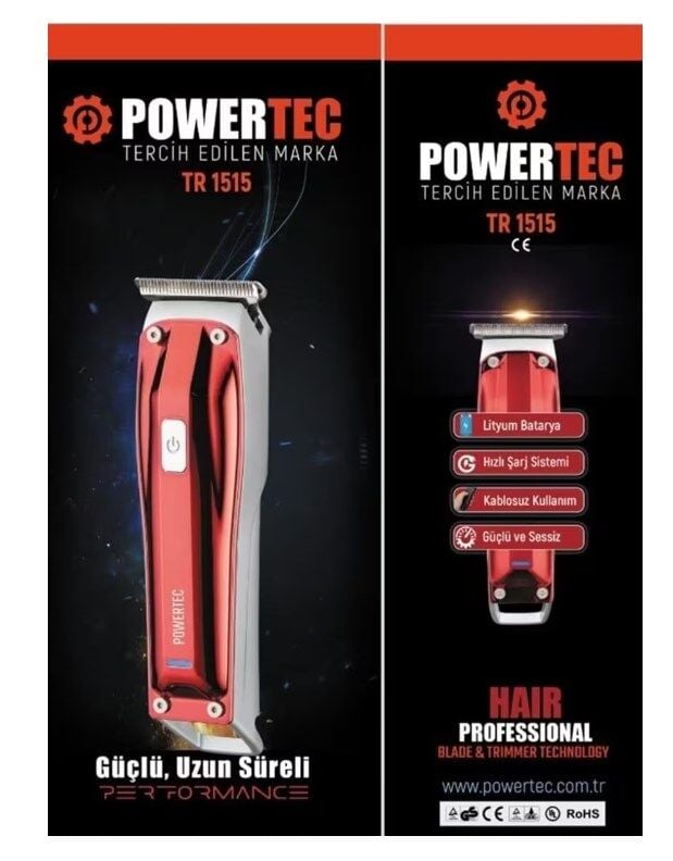 Powertec TR-1515 Sakal Ense Saç Kesme Makinesi