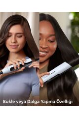 Philips Saç Düzleştirici Bhs520/00,bukle Özelliği,argan Yağı Katkılı,iyonik Bakım,kılıf Hediyeli