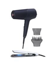 5000 Series BHD510 2300W Saç Kurutma Makinesi - BHS520 İyonlu Seramik Saç Düzleştirici 2'li Set