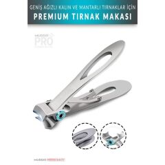 Muggio Ultra Geniş Ağızlı Tırnak Makası Seti 3 Parça | Kalın ve Mantarlı Tırnaklar İçin