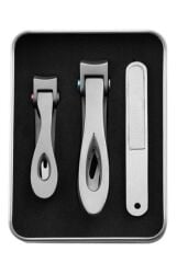 Muggio Ultra Geniş Ağızlı Tırnak Makası Seti 3 Parça | Kalın ve Mantarlı Tırnaklar İçin