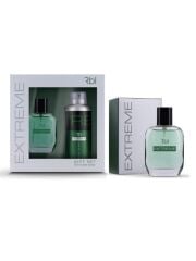 Rebul Extreme EDT Erkek Parfüm 100 ML (50+50) + 150 ML Deodorant Seti