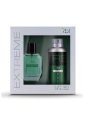 Rebul Extreme EDT Erkek Parfüm 100 ML (50+50) + 150 ML Deodorant Seti