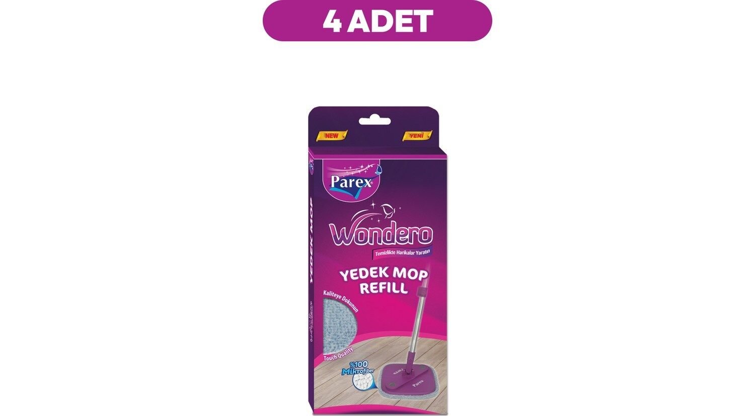 Parex Wondero Yedek Mop Dörtlü Paket