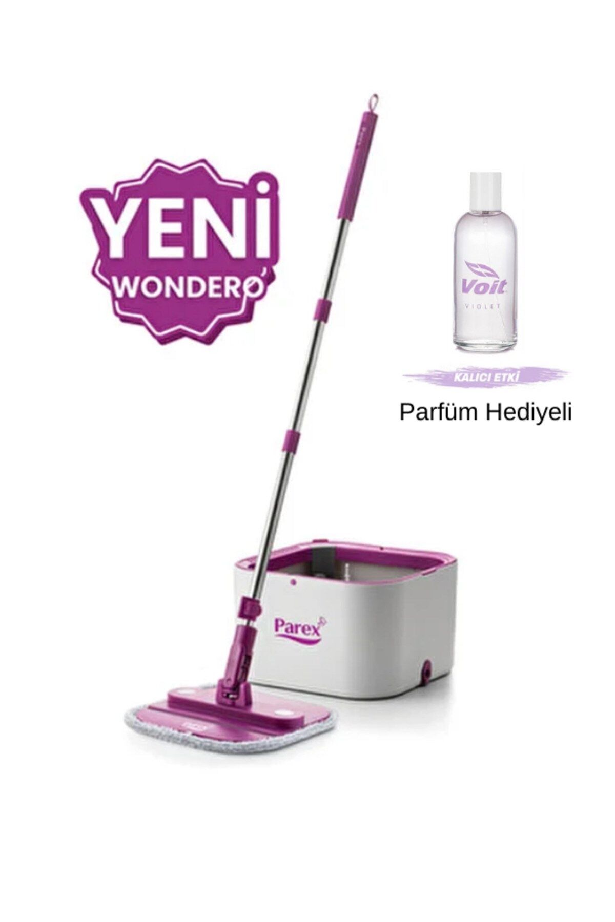 Parex Wondero Otomatik Temizlik Seti Temiz ve Kirli Suyu Ayırma Özelliği - Parfüm Hediyeli