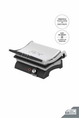 Feris FT3011 12 Dilim Gri 1800 W Döküm Sanayi Tipi Tost Makinesi