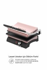 Feris FT3011 12 Dilim RoseGold 1800 W Sanayi Döküm Tipi Tost Makinesi