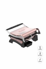 Feris FT3011 12 Dilim RoseGold 1800 W Sanayi Döküm Tipi Tost Makinesi