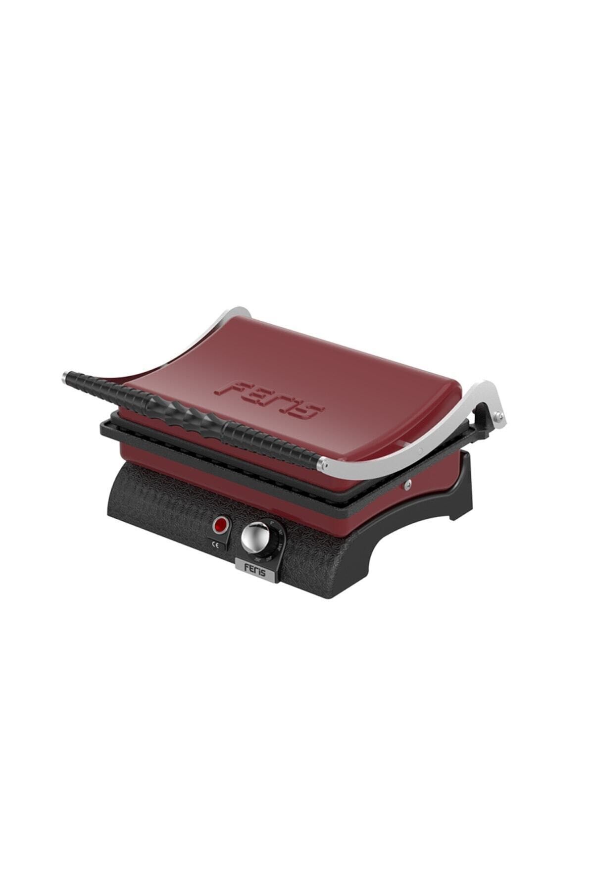 Feris FT3011 12 Dilim Bordo 1800 W Sanayi Döküm Tipi Tost Makinesi