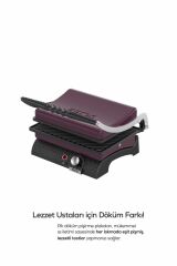 Feris FT3011 12 Dilim Mürdüm 1800 W Döküm Sanayi Tipi Tost Makinesi