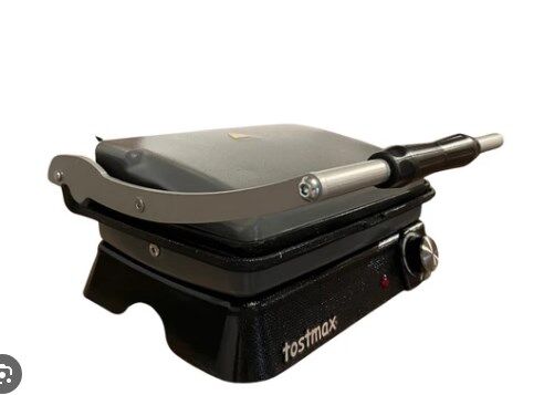 Tostmax Döküm Izgara Tost Makinesi Gri Renk  1800W 2 Yıl Garantili